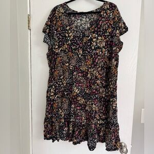 Passport Black Floral Dress